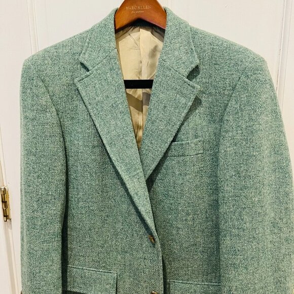 Vintage J. Press Presidential Tweed Wool Blazer Sport Coat 39 R Ivy - Picture 2 of 16
